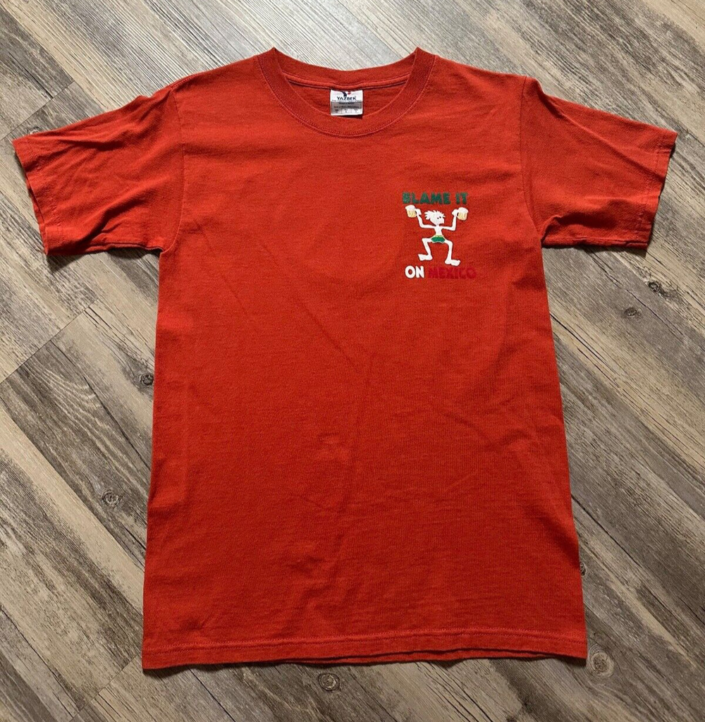 Vtg Hard Rock Cafe Matamoros Mexico Souvenir T-shirt Men's Small Short Sleeve